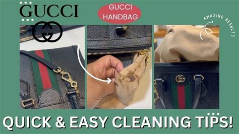 gucci pulizia borse|Gucci bag cleaner.